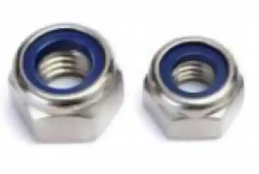 Zaporne matice iz pocinkanega jekla iz najlona